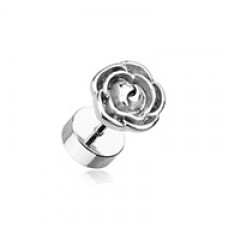 Rose Blossom Steel Fake Plug 