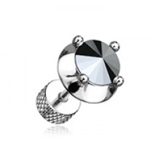 Spacer Saucer Crystal Steel Fake Plug 