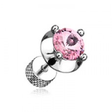 Spacer Saucer Crystal Steel Fake Plug 