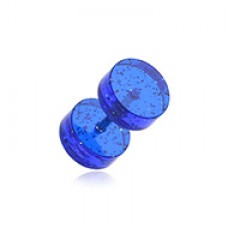 Glitter Shimmer UV Acrylic Fake Plug 