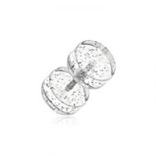 Glitter Shimmer UV Acrylic Fake Plug 