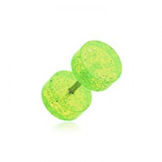 Glitter Shimmer UV Acrylic Fake Plug 