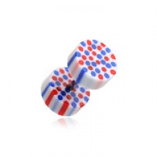 Coco Dots Acrylic Fake Plug 