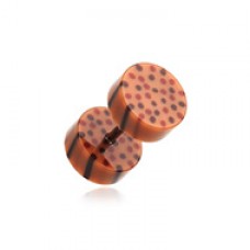 Coco Dots Acrylic Fake Plug 