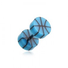 Basketball UV Acrylic Fake Plug 