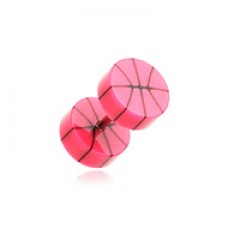 Basketball UV Acrylic Fake Plug 