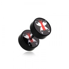 Butterfly UV Acrylic Fake Plug 