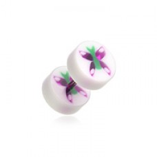 Butterfly UV Acrylic Fake Plug 