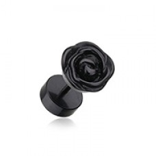 Rose Blossom Acrylic Fake Plug 
