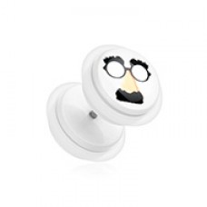 Groucho Marx Acrylic Fake Plug with O-Rings 