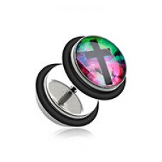 Galaxy Cross Steel Fake Plug with O-Rings
