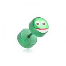 Adorable Frog Acrylic Fake Plug 