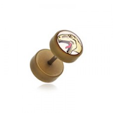 Dinosaur Acrylic Fake Plug 