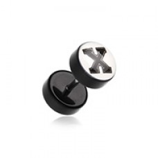 The 'X' Acrylic Fake Plug 