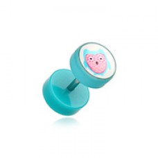 Baby Owl Acrylic Fake Plug