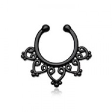 Colorline Royal Bliss Filigree Fake Septum Clip-On Ring