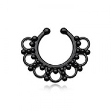Colorline Majestic Filigree Fake Septum Clip-On Ring