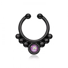 Colorline Opal Grandiose Fake Septum Clip-On Ring