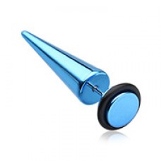 Iridescent Metallic Coat Acrylic Fake Taper 