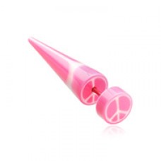 Peace Retro UV Acrylic Fake Taper 