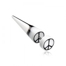 Peace Retro UV Acrylic Fake Taper 
