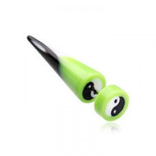 Ying Yang Retro UV Acrylic Fake Taper 