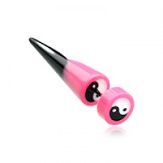 Ying Yang Retro UV Acrylic Fake Taper 
