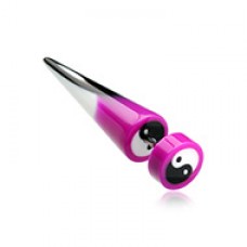 Ying Yang Retro UV Acrylic Fake Taper 