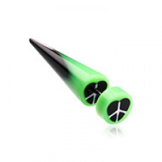 Peace Heart UV Acrylic Fake Taper 