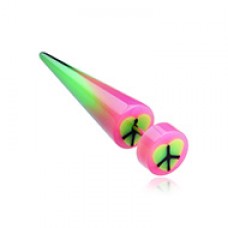 Peace Heart UV Acrylic Fake Taper 