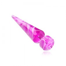 Marble Swirl UV Acrylic Fake Taper 