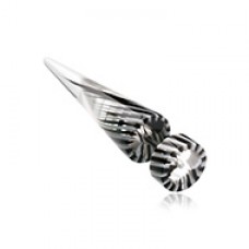 Pinwheel Stripe UV Acrylic Fake Taper 