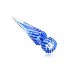 Pinwheel Stripe UV Acrylic Fake Taper 