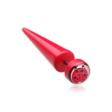 Ladybug Acrylic Fake Taper 
