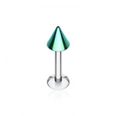 Colorline PVD Spike Top Steel Labret