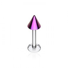 Colorline PVD Spike Top Steel Labret