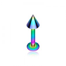 Colorline PVD Basic Steel Spike Labret
