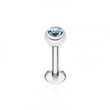 Basic Steel Gem Ball Labret