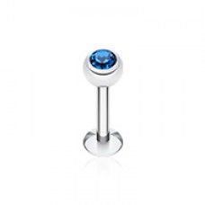 Basic Steel Gem Ball Labret