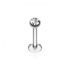 Multi-Sprinkle Dot Multi Gem Dome Labret