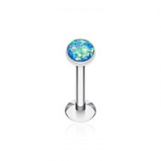 Opal Glitter Shower Dome Steel Labret