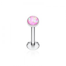 Opal Glitter Shower Dome Steel Labret