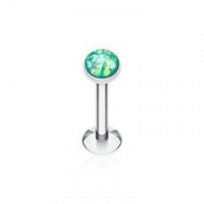 Opal Glitter Shower Dome Steel Labret