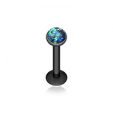Colorline Opal Glitter Shower Dome Steel Labret
