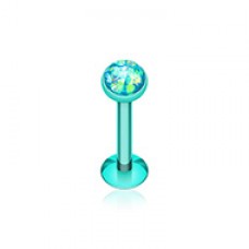 Colorline Opal Glitter Shower Dome Steel Labret
