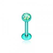 Colorline Opal Glitter Shower Dome Steel Labret