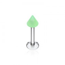 Neon UV Acrylic Spike Top Labret