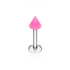 Neon UV Acrylic Spike Top Labret