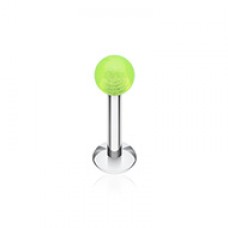 Glow in the Dark UV Acrylic Ball Top Labret