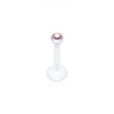 Bio Flexible Gem Ball Push-Fit Labret